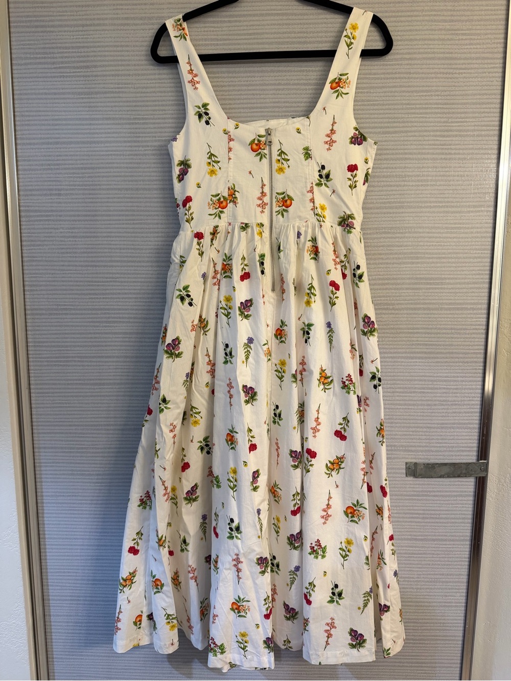 7 For All Mankind White Floral Dress - Picture 3 of 3